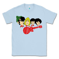 Dusty Blue the monkees Classic Tee - linhVisuals