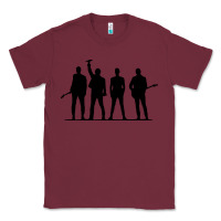 Burgundy u2 silhouette the joshua tree tour poster Classic Tee - linhVisuals