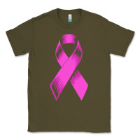 Army Green breast cancer t  shirt breast cancer care pink ribbon    breast cancer Classic Tee - linhVisuals