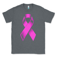 Charcoal Heather breast cancer t  shirt breast cancer care pink ribbon    breast cancer Classic Tee - linhVisuals