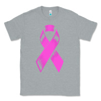 Heather Grey breast cancer t  shirt breast cancer care pink ribbon    breast cancer Classic Tee - linhVisuals
