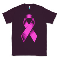 Plum breast cancer t  shirt breast cancer care pink ribbon    breast cancer Classic Tee - linhVisuals