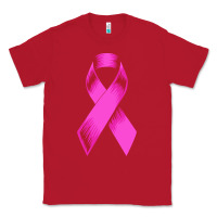 Red breast cancer t  shirt breast cancer care pink ribbon    breast cancer Classic Tee - linhVisuals