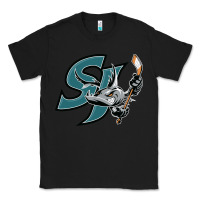 Black the-san-jose-barracuda-pen Classic Tee - linhVisuals