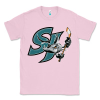 Bubblegum Pink the-san-jose-barracuda-pen Classic Tee - linhVisuals