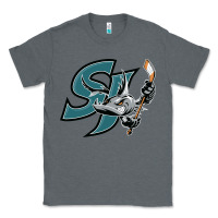 Charcoal Heather the-san-jose-barracuda-pen Classic Tee - linhVisuals