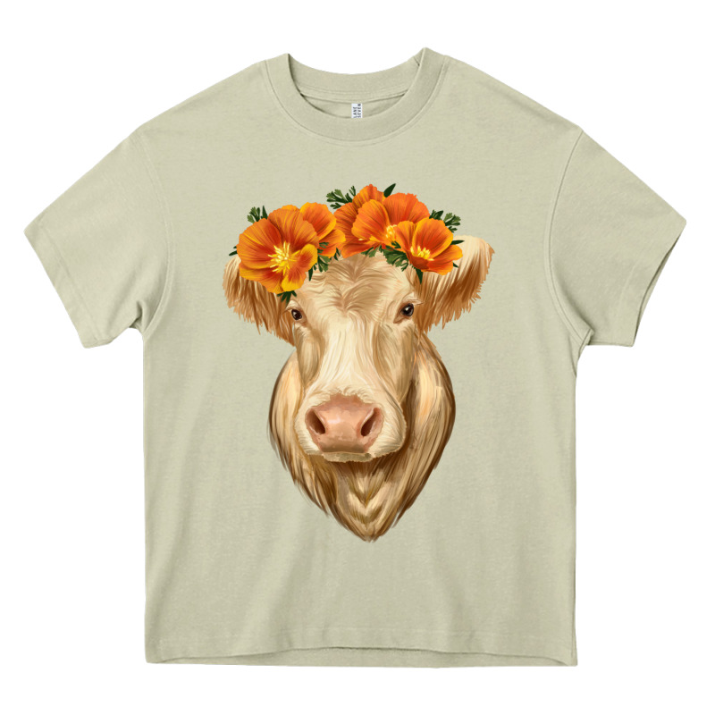 Charolais Cow Heavy Core Tee by RanaPortraitStore | Teevron