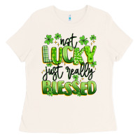 Bone not lucky just really blessed Ladies Tee - Artiststas