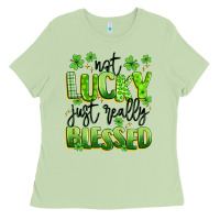 Matcha not lucky just really blessed Ladies Tee - Artiststas