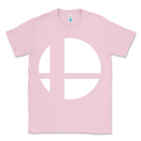Bubblegum Pink super smash bros Classic Tee - linhVisuals