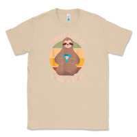 Mushroom inhale coffee exhale love sloth namaste yoga lover Classic Tee - linhVisuals