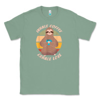 Sage inhale coffee exhale love sloth namaste yoga lover Classic Tee - linhVisuals