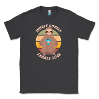 Smoke inhale coffee exhale love sloth namaste yoga lover Classic Tee - linhVisuals