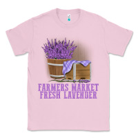 Bubblegum Pink Farmers Market Fresh Lavender Classic Tee - linhVisuals