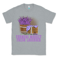 Heather Grey Farmers Market Fresh Lavender Classic Tee - linhVisuals