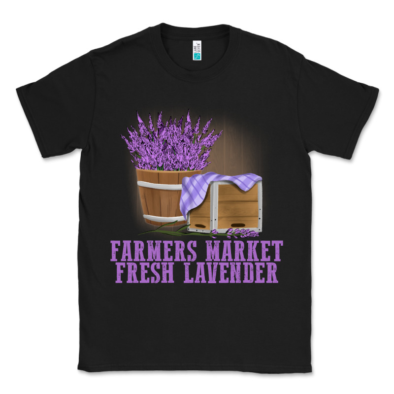 Farmers Market Fresh Lavender Classic Tee by linhVisuals | Teevron