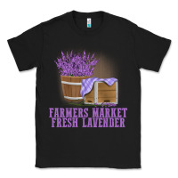 Black Farmers Market Fresh Lavender Classic Tee - linhVisuals