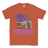 Copper Farmers Market Fresh Lavender Classic Tee - linhVisuals