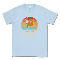 Dusty Blue mens my favorite people call me saba cute sloth lover grandpa premium Classic Tee - linhVisuals