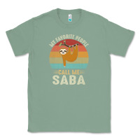 Sage mens my favorite people call me saba cute sloth lover grandpa premium Classic Tee - linhVisuals