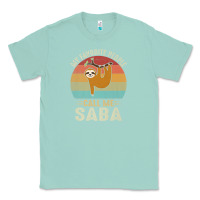 Seafoam mens my favorite people call me saba cute sloth lover grandpa premium Classic Tee - linhVisuals