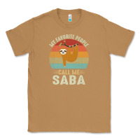 Toasted Coconut mens my favorite people call me saba cute sloth lover grandpa premium Classic Tee - linhVisuals