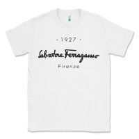 White SALVATORE TSHIRT Classic Tee - linhVisuals