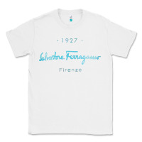 White SALVATORE TSHIRT Classic Tee - linhVisuals