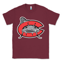 Burgundy carolina mudcats Classic Tee - linhVisuals