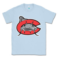 Dusty Blue carolina mudcats Classic Tee - linhVisuals