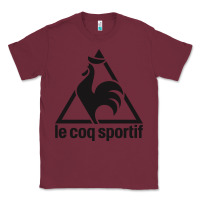 Burgundy le coq sportif Classic Tee - linhVisuals