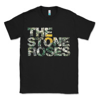 Black THE STONE ROSES GREEN Classic Tee - linhVisuals