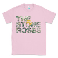 Bubblegum Pink THE STONE ROSES GREEN Classic Tee - linhVisuals