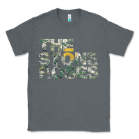 Charcoal Heather THE STONE ROSES GREEN Classic Tee - linhVisuals