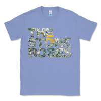 Colony Blue THE STONE ROSES GREEN Classic Tee - linhVisuals