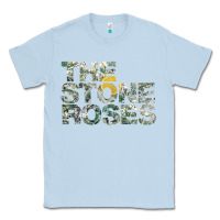 Dusty Blue THE STONE ROSES GREEN Classic Tee - linhVisuals