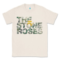 Natural THE STONE ROSES GREEN Classic Tee - linhVisuals