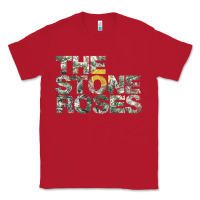 Red THE STONE ROSES GREEN Classic Tee - linhVisuals