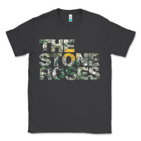 Smoke THE STONE ROSES GREEN Classic Tee - linhVisuals