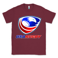 Burgundy usa rugby Classic Tee - linhVisuals