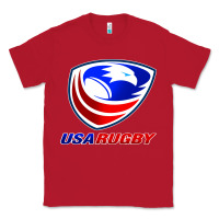 Red usa rugby Classic Tee - linhVisuals