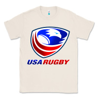 Natural usa rugby Classic Tee - linhVisuals