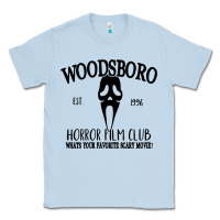 Dusty Blue woodsboro horror film club scream Classic Tee - linhVisuals
