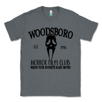 Charcoal Heather woodsboro horror film club scream Classic Tee - linhVisuals