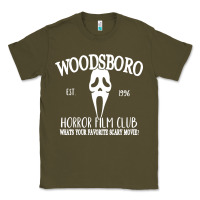 Army Green woodsboro horror film club scream Classic Tee - linhVisuals