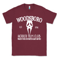 Burgundy woodsboro horror film club scream Classic Tee - linhVisuals