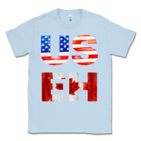 Dusty Blue america canada Classic Tee - linhVisuals