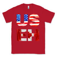 Red america canada Classic Tee - linhVisuals