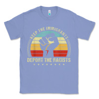 Colony Blue keep the immigrants deport the racists Classic Tee - linhVisuals