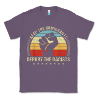 Lavender keep the immigrants deport the racists Classic Tee - linhVisuals